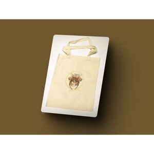 Highland Cow Embroidered Tote Hand Made By Jan of Sew Knot Right